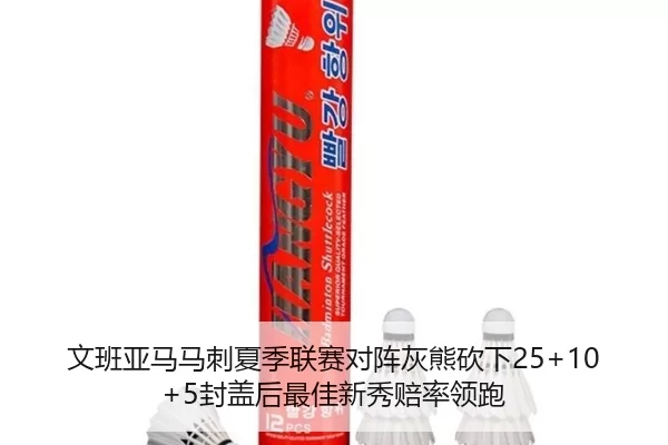 文班亚马马刺夏季联赛对阵灰熊砍下25+10+5封盖后最佳新秀赔率领跑
